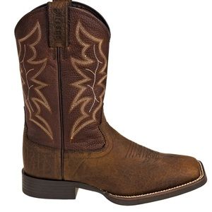 Justin Boots: 7222 Dark Brown 11 - Inch Chet Cowboy Boots Size 11D Comfortable